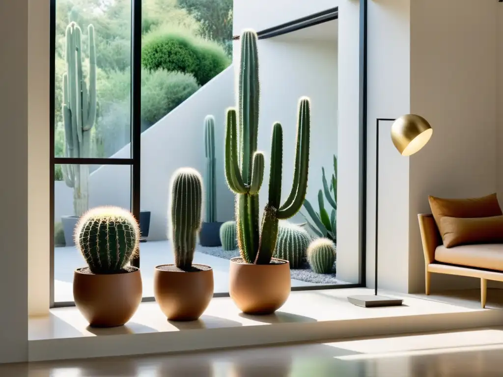 Armonía y equilibrio en casa con cactus en el Feng Shui