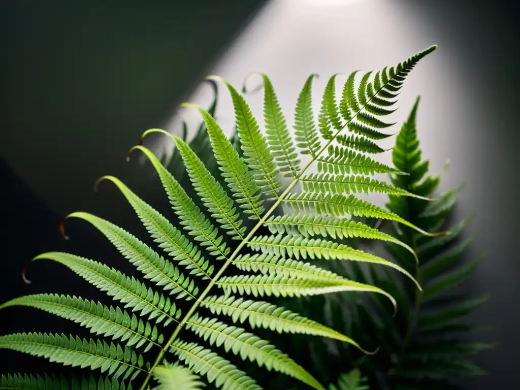 Fotografiando la belleza de una planta de interior en baja luz, creando una atmósfera serena y natural