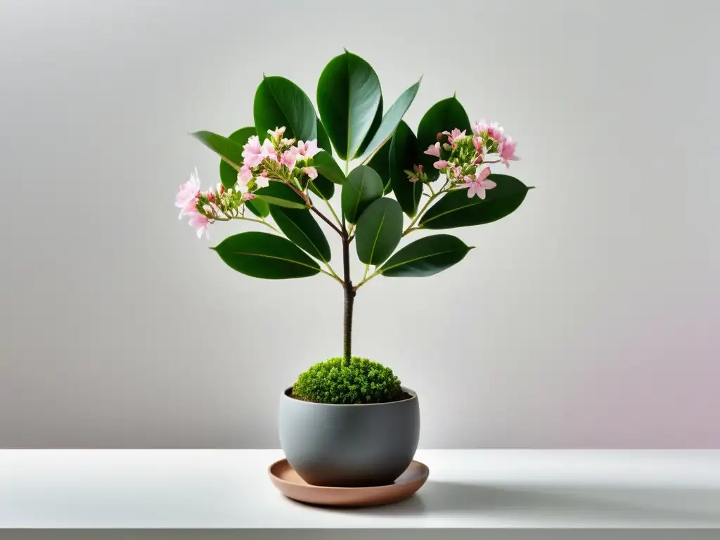 Belleza serena: planta de interior podada con precisión Consejos para poda de plantas de interior: Imagen de una planta de interior podada con delicadeza, destacando su belleza y equilibrio sereno