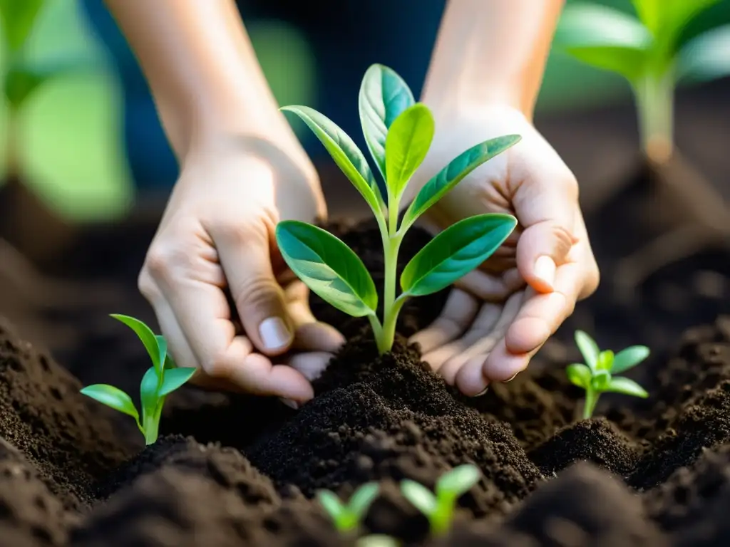 Un cuidadoso proceso de propagación y trasplante de una planta Zamioculca en interiores