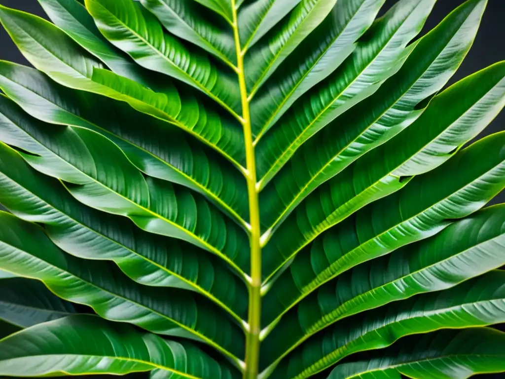 Detalle de la exuberante Zamioculca zamiifolia en suave luz natural