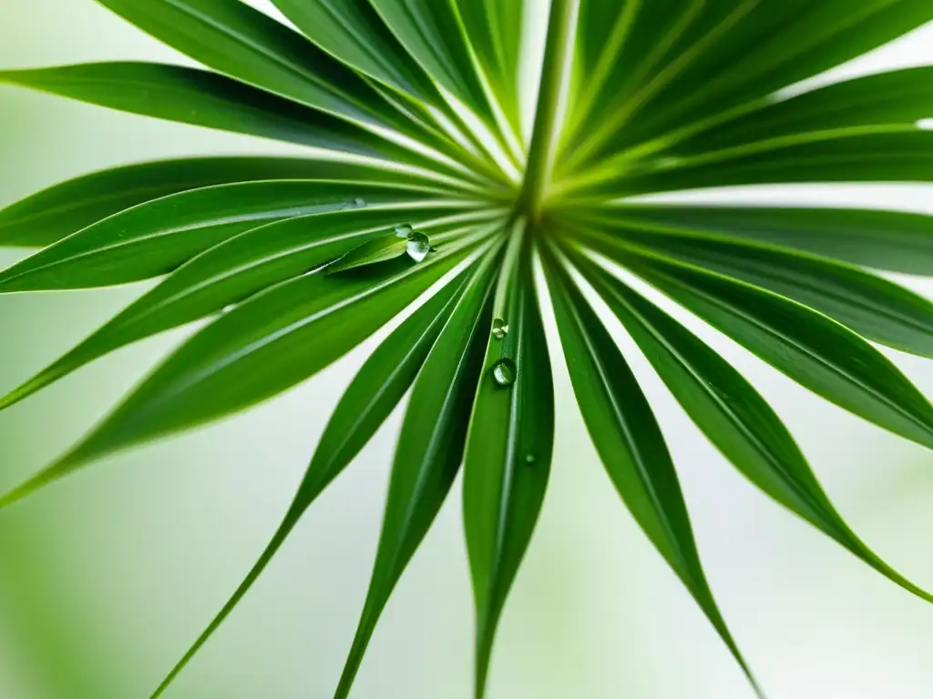 Planta de araña verde en primer plano: belleza natural en detalle Detalle impresionante de planta araña verde en fondo blanco, resaltando beneficios plantas calidad aire interior