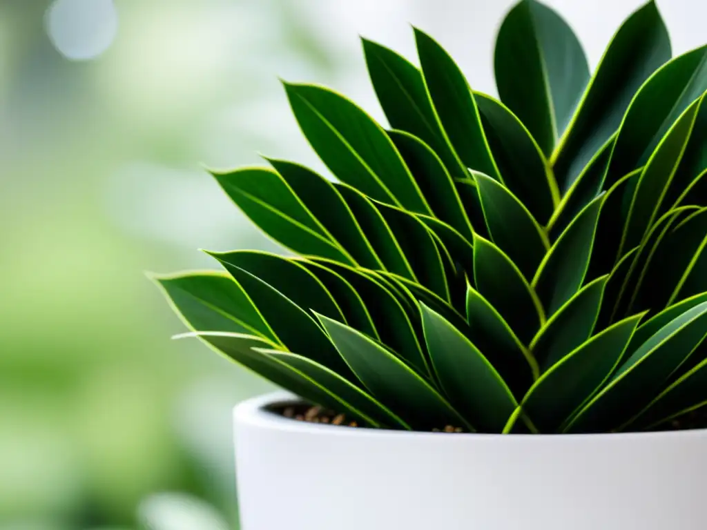 Un elegante jardín vertical blanco con minijardines colgantes, resplandeciendo bajo la luz natural