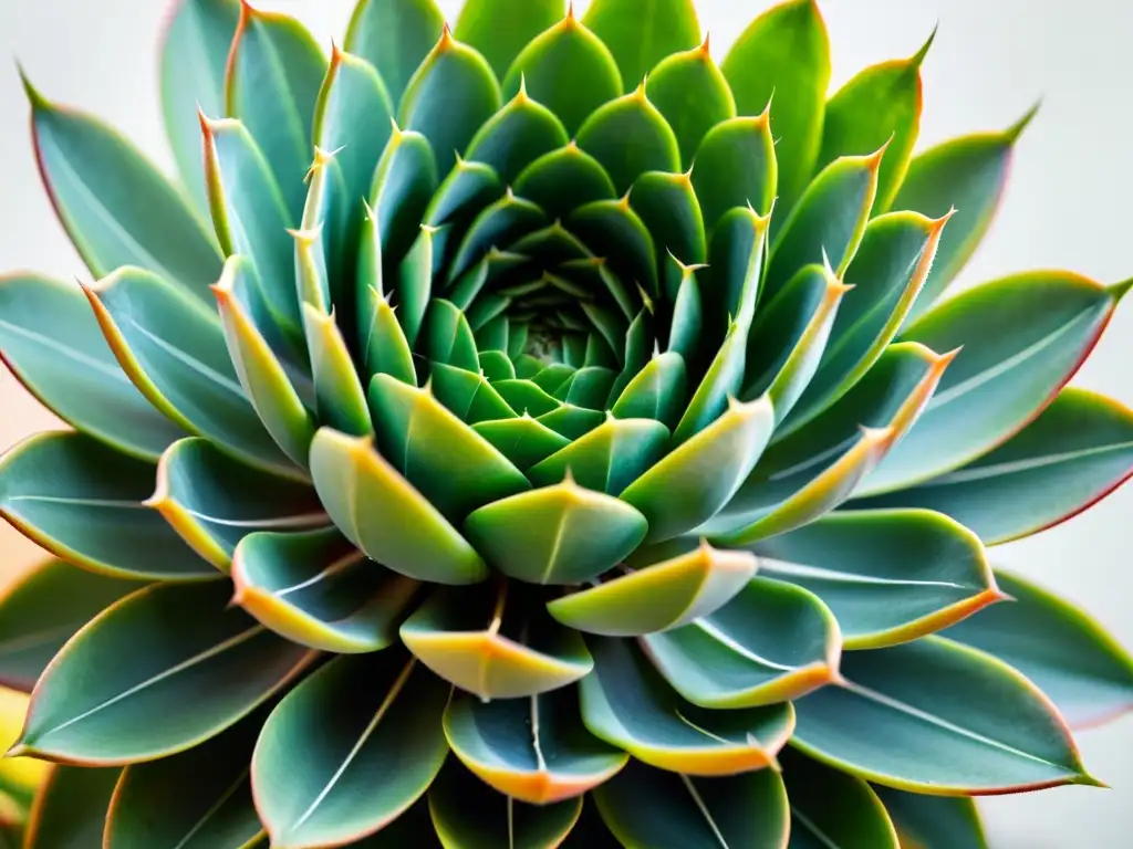 Una fotografía de cactus exóticos en primer plano, mostrando su estructura detallada y espinas, sobre fondo blanco