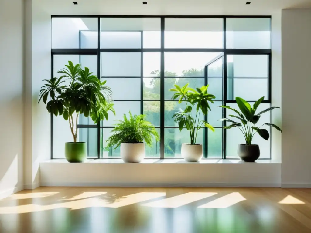 Una experiencia multisensorial con plantas de interior en un ambiente minimalista y luminoso