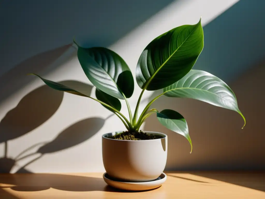 Fotografiando movimiento de plantas de interior en delicada luz natural, capturando su danza sutil