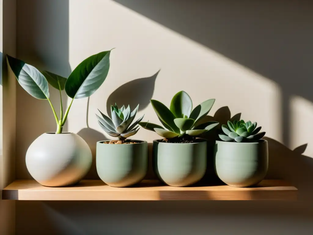 Un rincón de meditación con plantas, un espacio sereno con plantas verdes en macetas sencillas, luz natural y calma