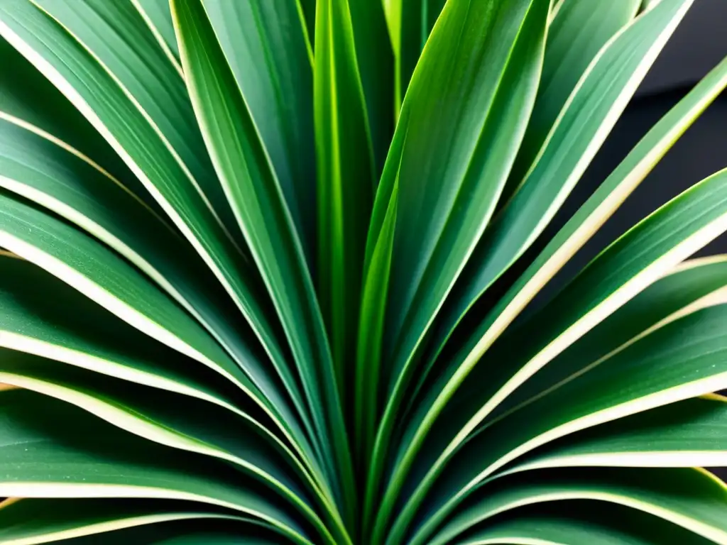 Sansevieria Starfish cuidados: Closeup de la asombrosa disposición estrellada de hojas verdes